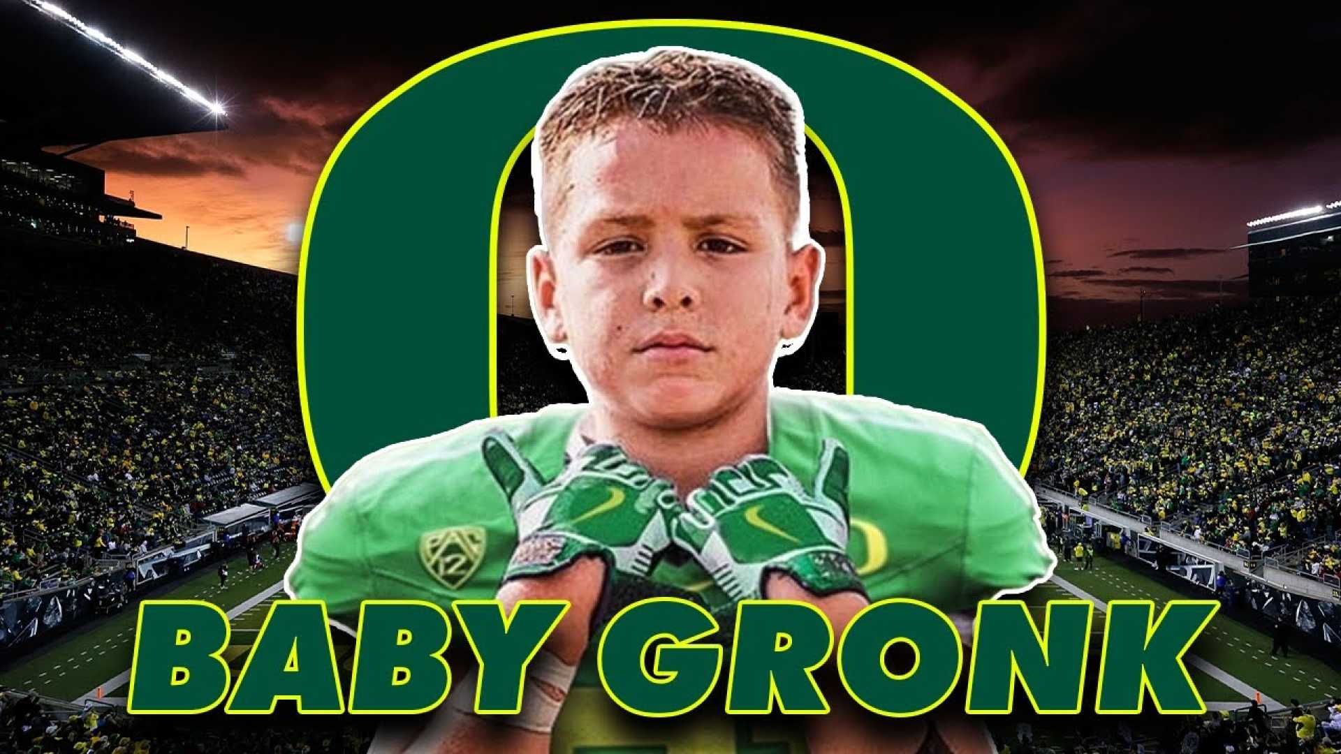 Oregon Football Player Baby Gronk