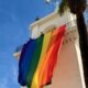 Palm Springs Pride Flag Unfurling And Palm Springs Film Festival