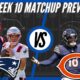 Patriots Vs Bears Week 10 Nfl Game