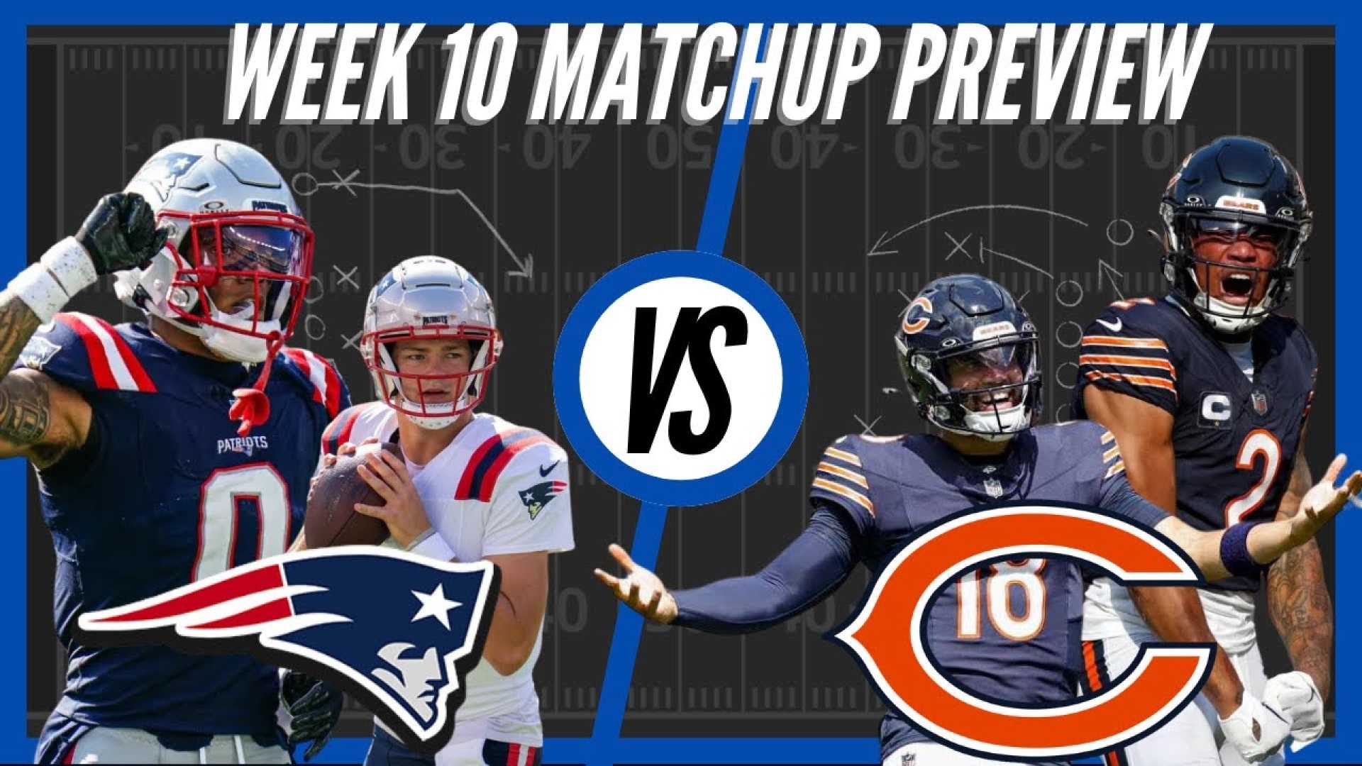 Patriots Vs Bears Week 10 Nfl Game