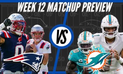 Patriots Vs Dolphins Week 12 Matchup