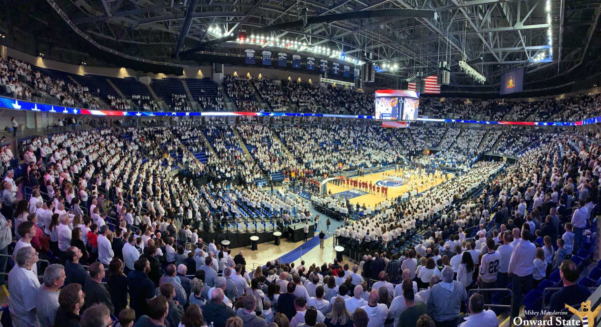 Penn State Men's Basketball Team Playing At Bryce Jordan Center