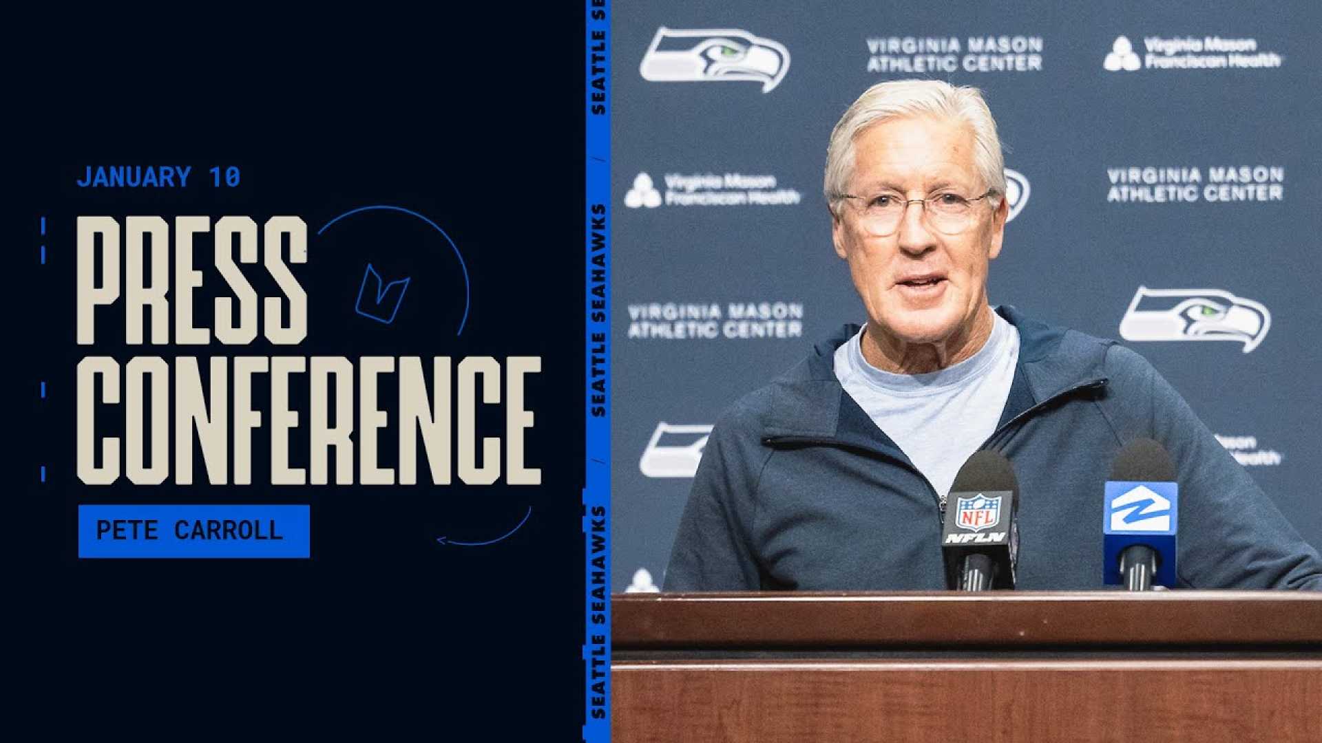 Pete Carroll Seattle Seahawks Press Conference