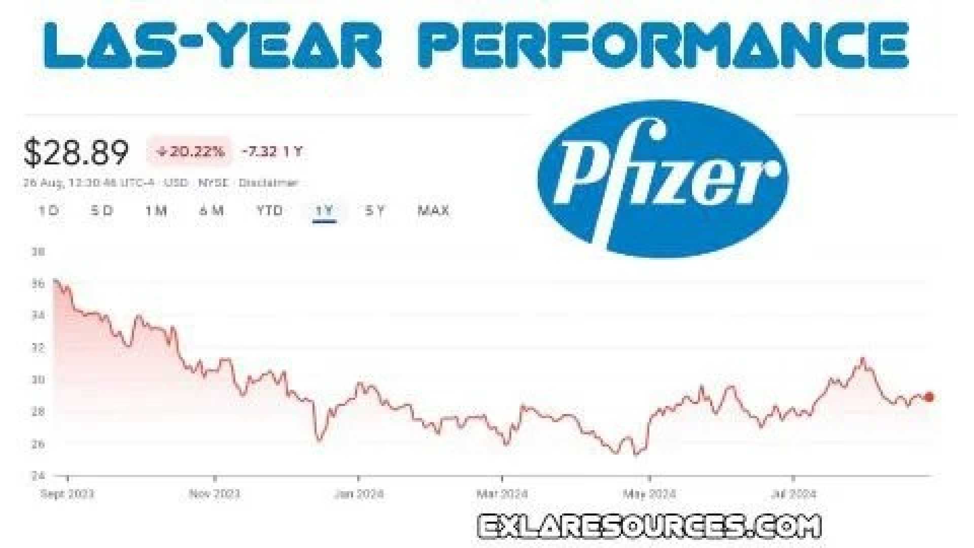 Pfizer Stock Price Graph November 2024