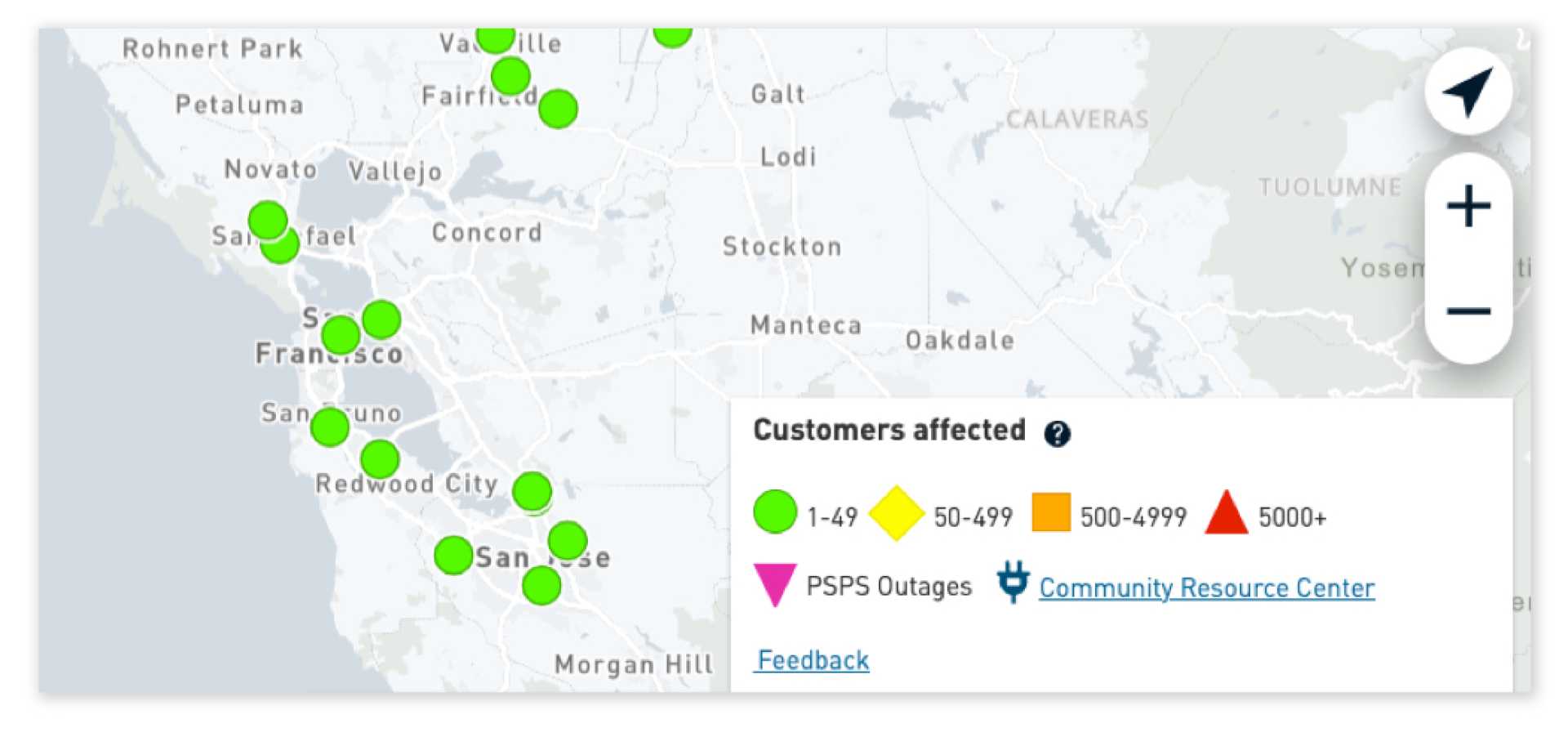 Pg&e Power Outage Map