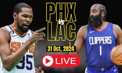 Phoenix Suns Vs La Clippers Game October 31 2024