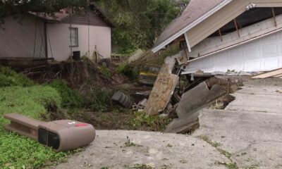 Polk County Sinkhole And Crash Scene