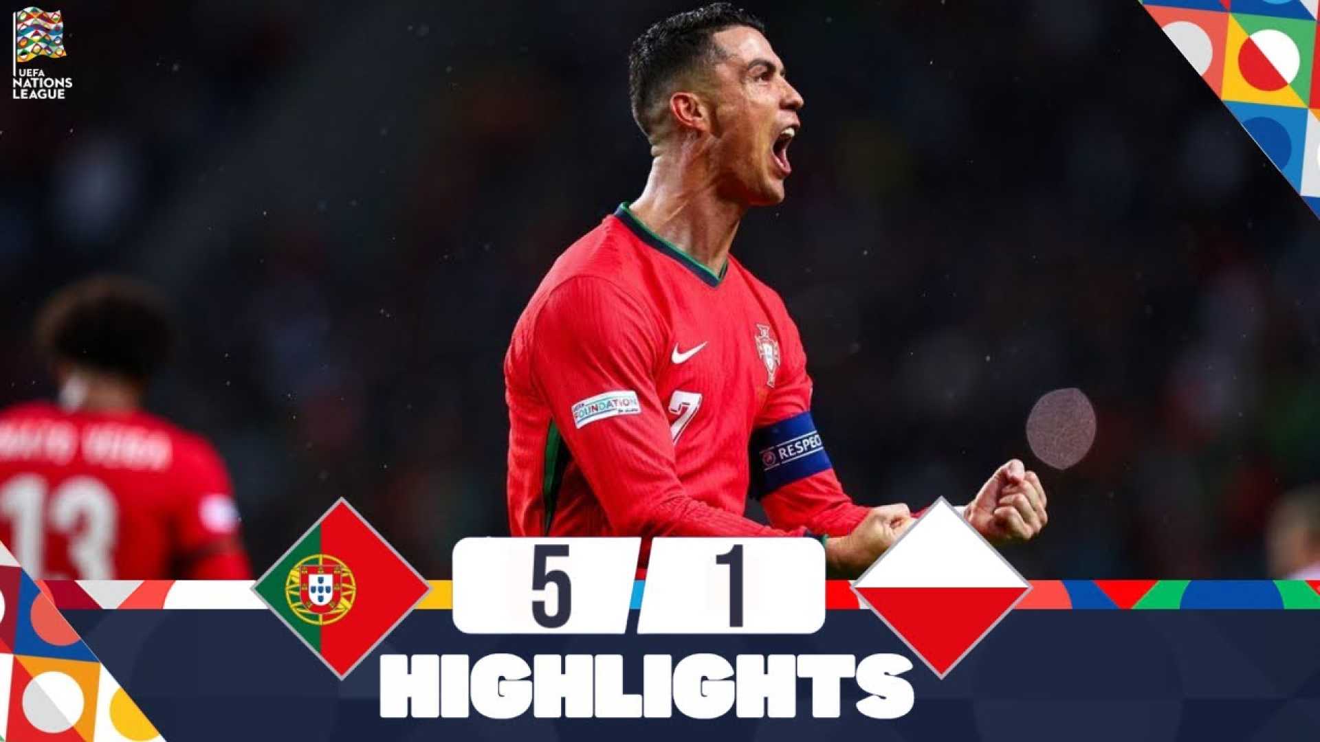 Portugal Vs Poland Uefa Nations League 2024 25 Match Highlights