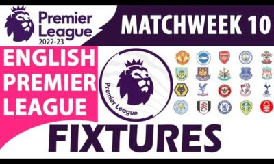 Premier League Week 10 Fixtures