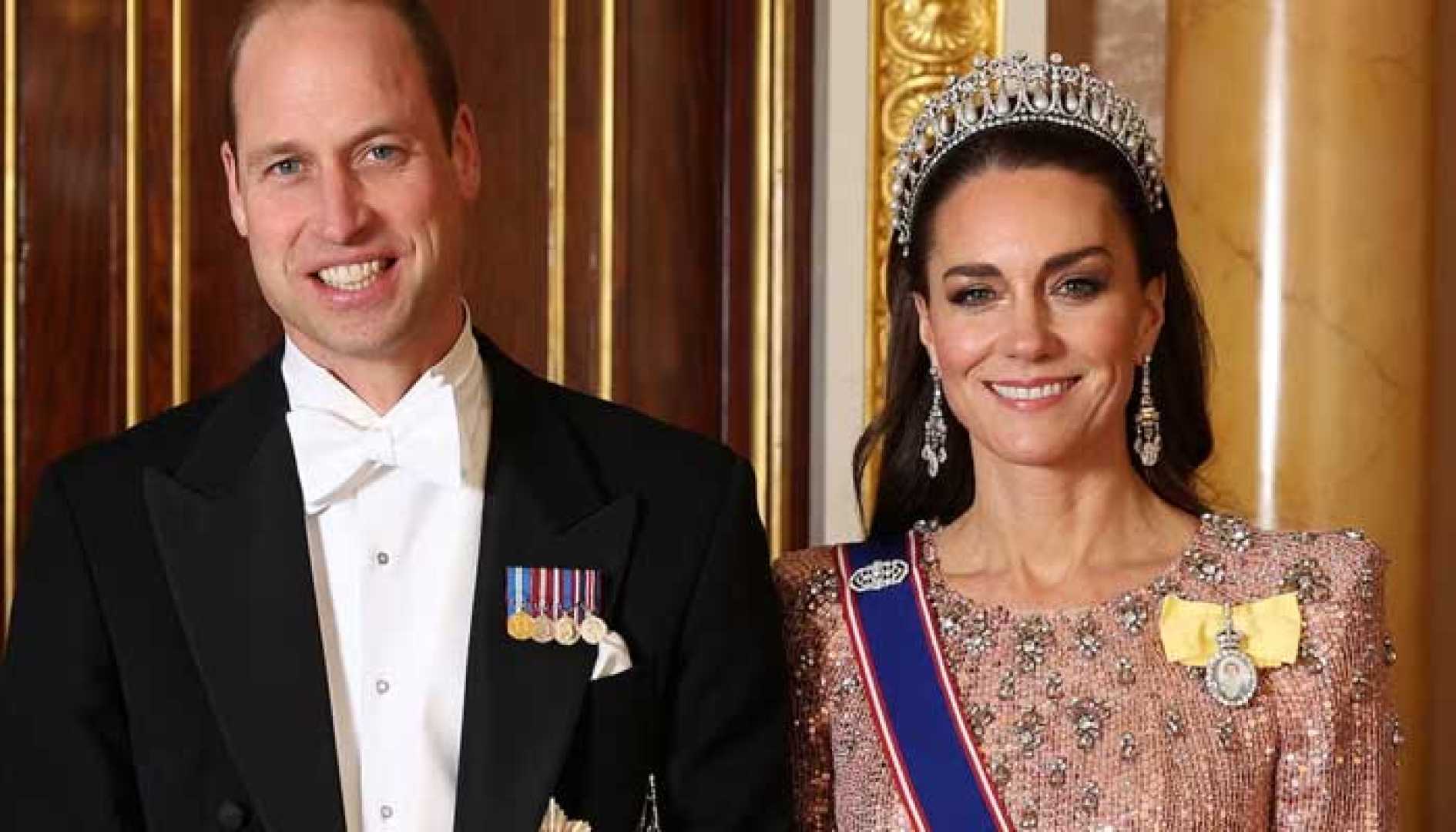 Prince William And Kate Middleton At Buckingham Palace