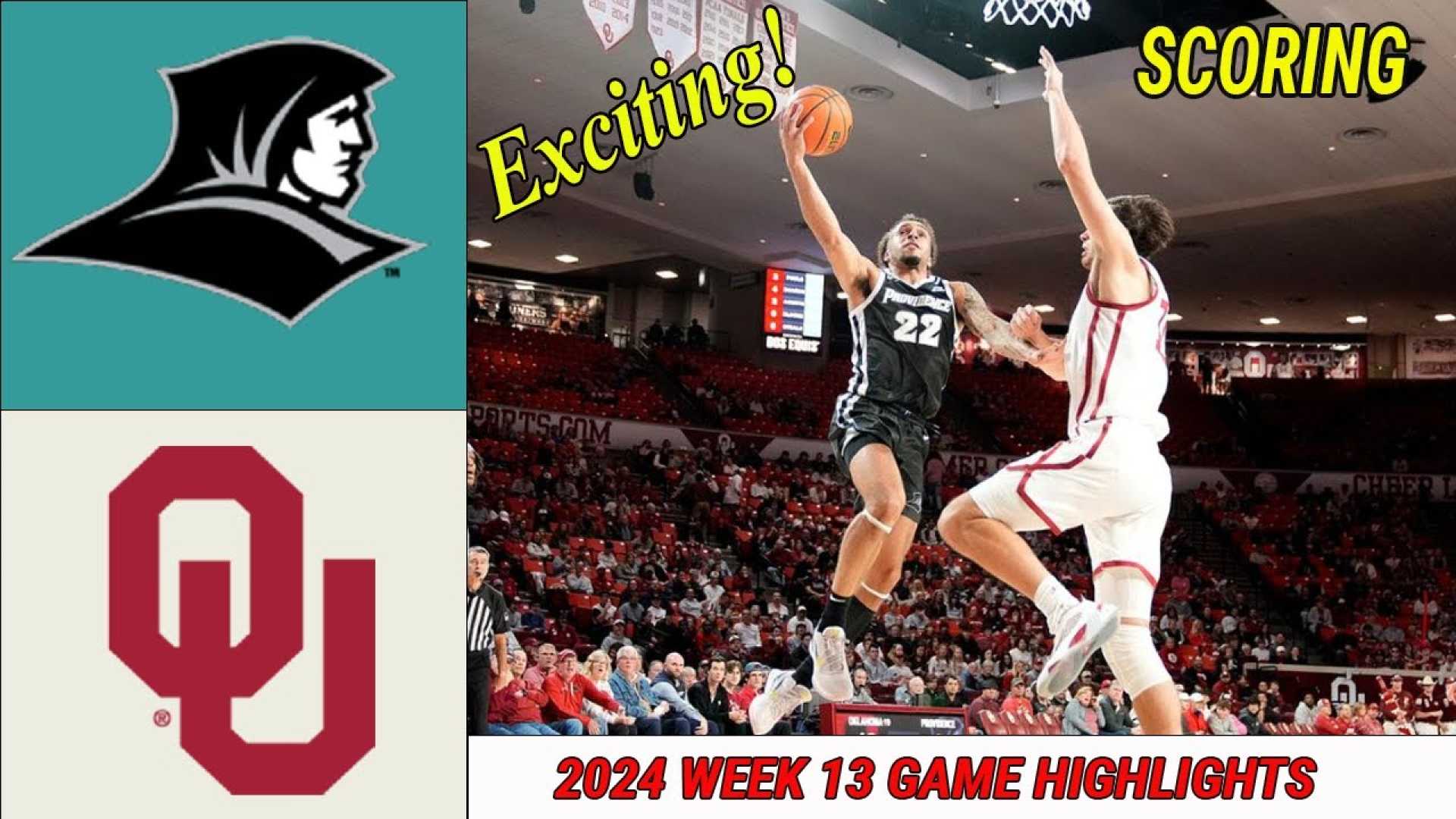 Providence Friars Vs Oklahoma Sooners Basketball Game