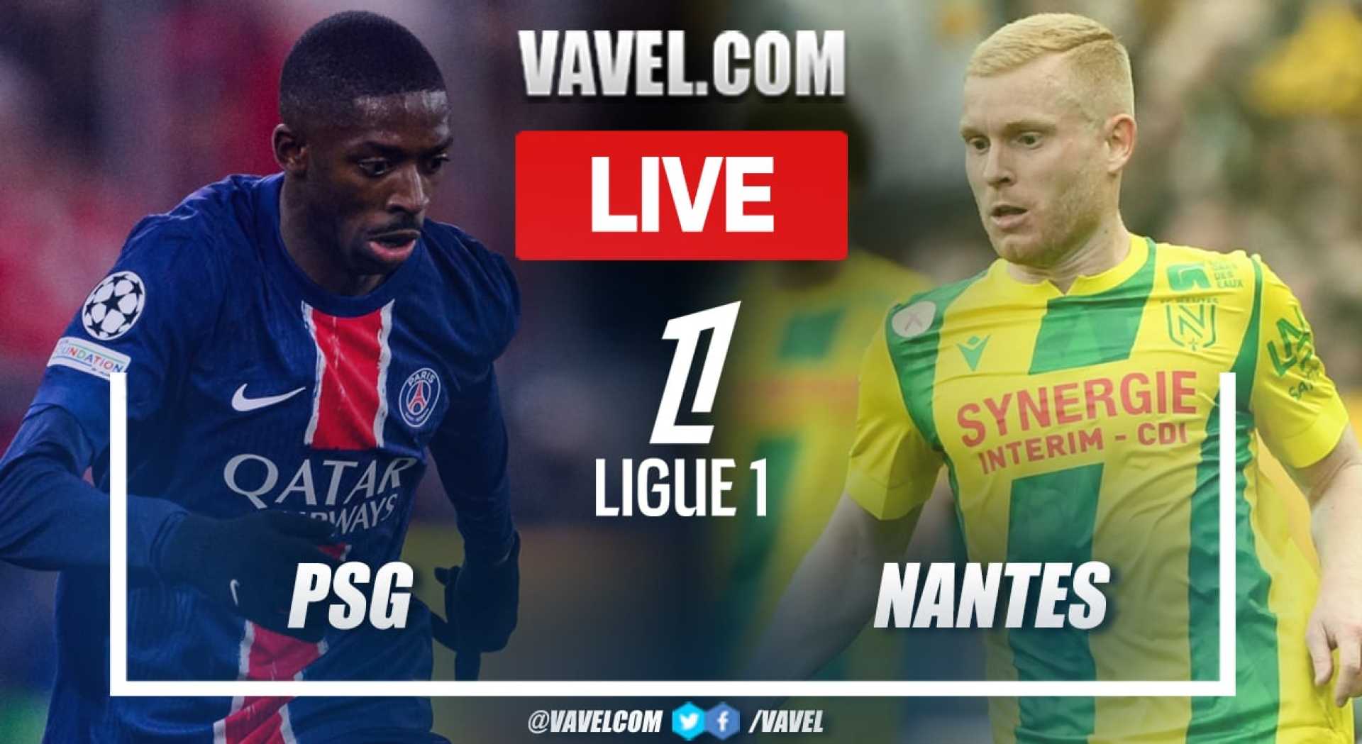 Psg Vs Nantes Ligue 1 Match