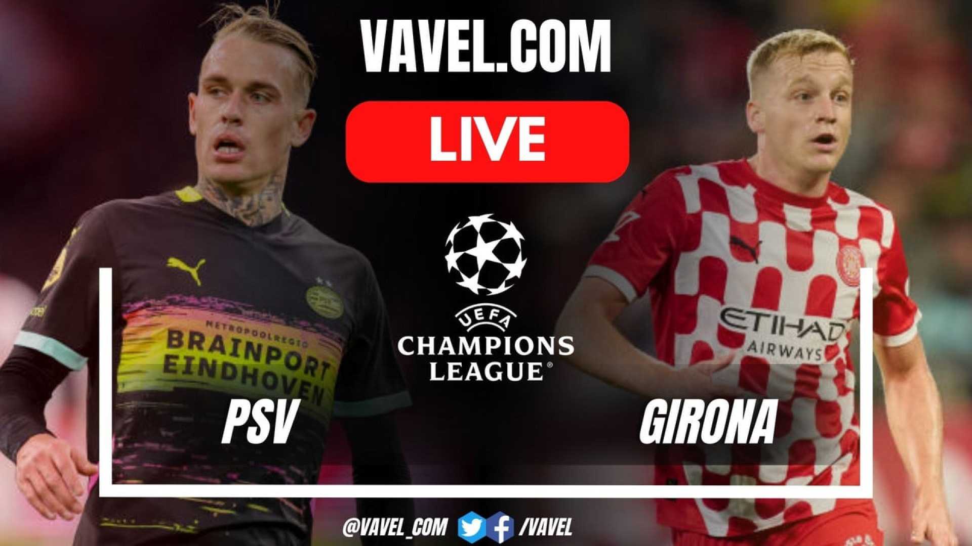 Psv Eindhoven Vs Girona Uefa Champions League Match