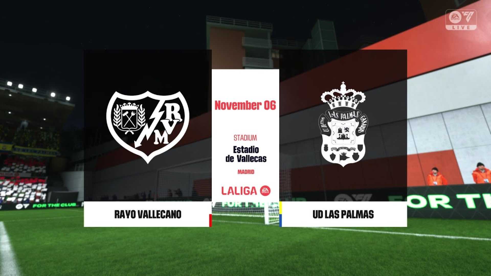 Rayo Vallecano Vs Ud Las Palmas Laliga Ea Sports