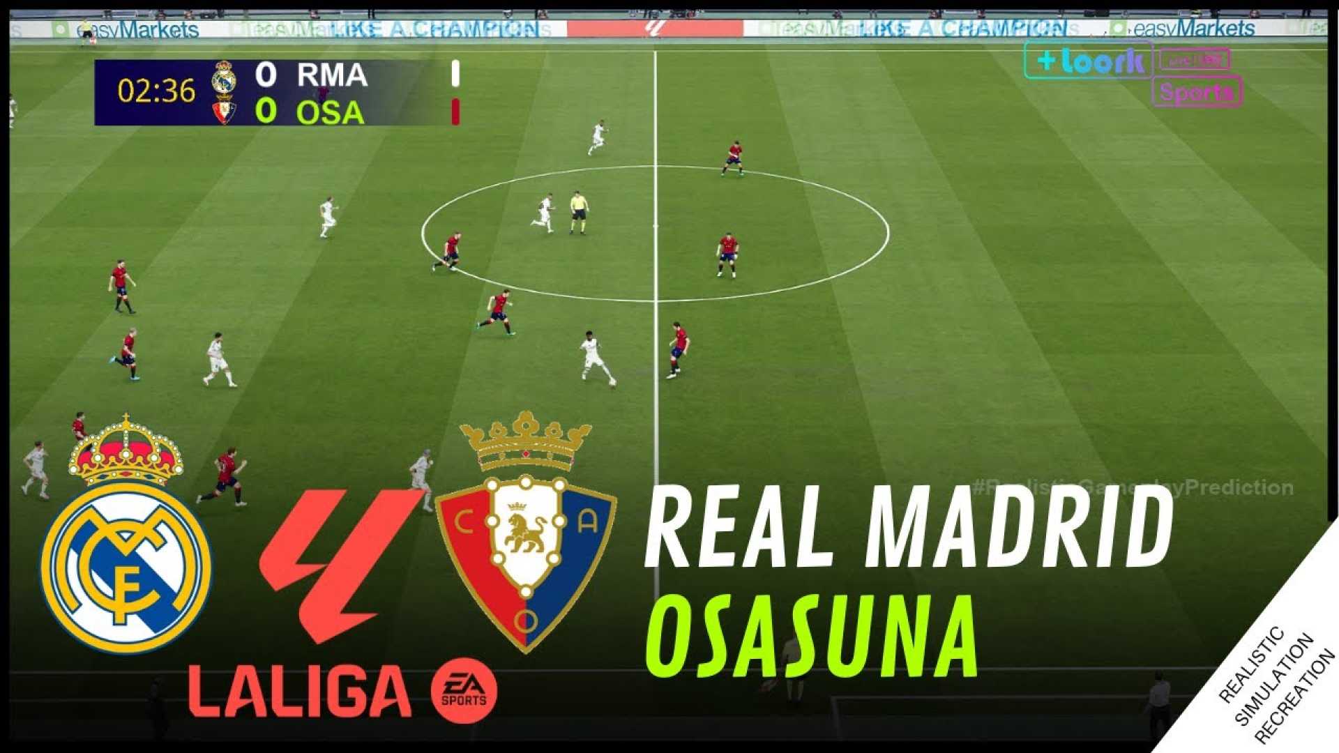 Real Madrid Vs Osasuna La Liga Match