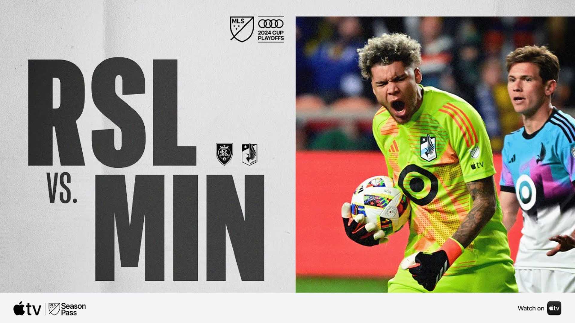 Real Salt Lake Vs Minnesota United Fc Mls Playoff Match