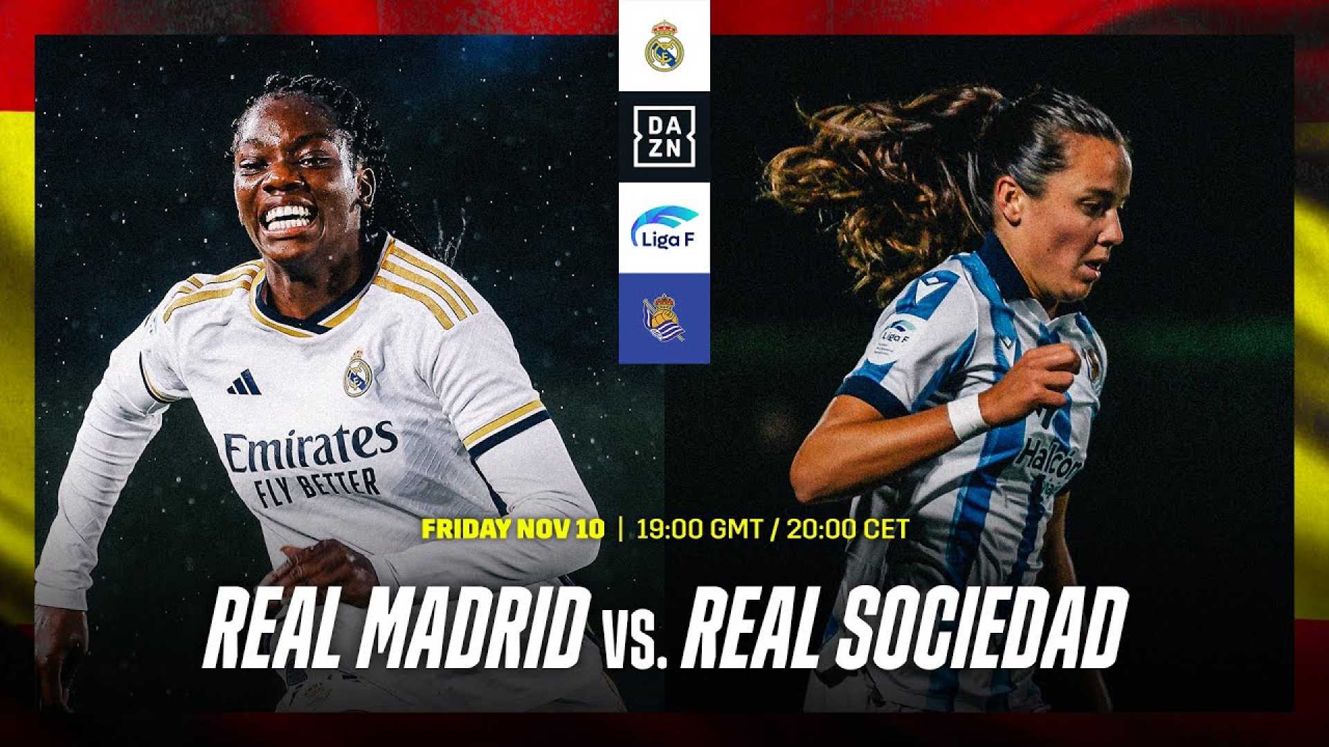 Real Sociedad Vs Real Madrid Femenino Live Match