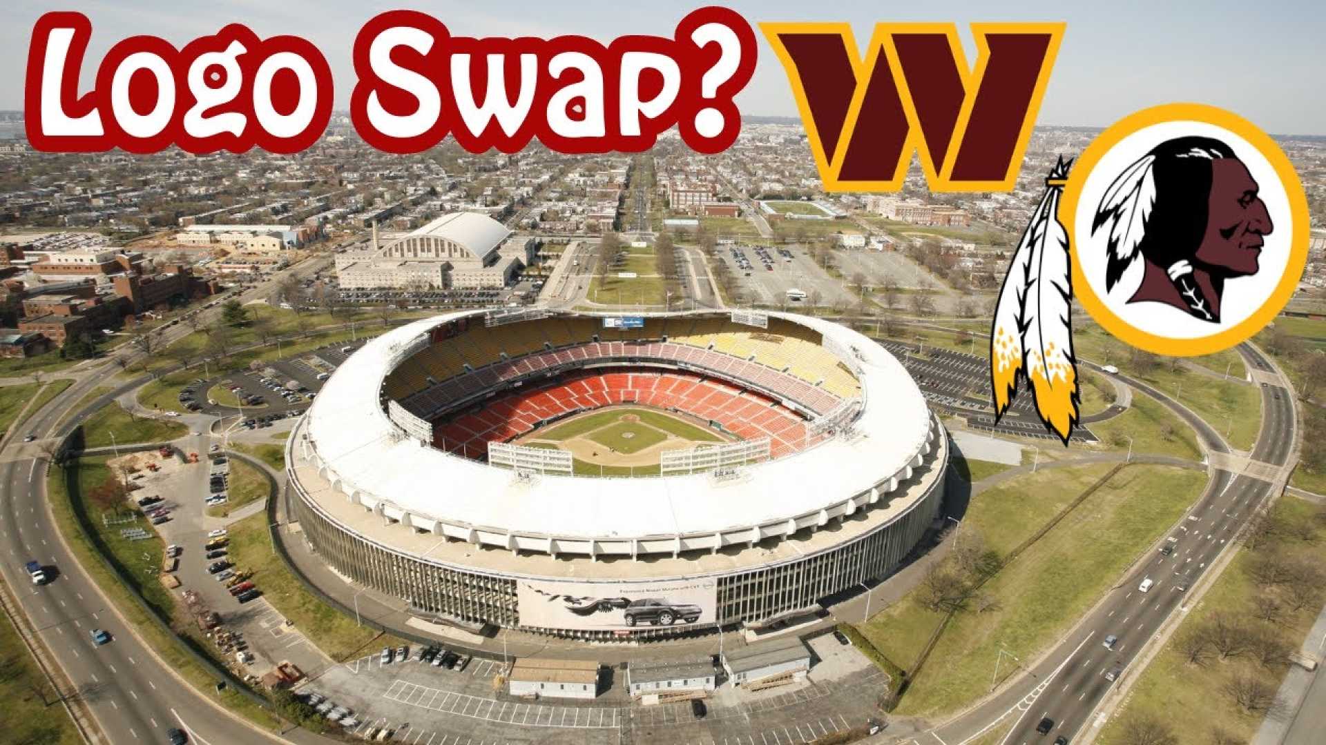 Rfk Stadium And Washington Redskins Logo