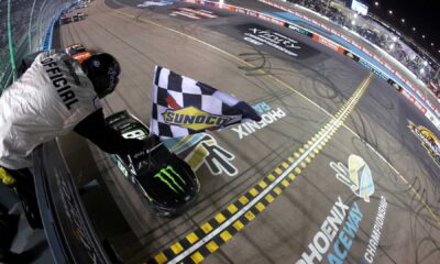 Riley Herbst Winning At Phoenix Raceway