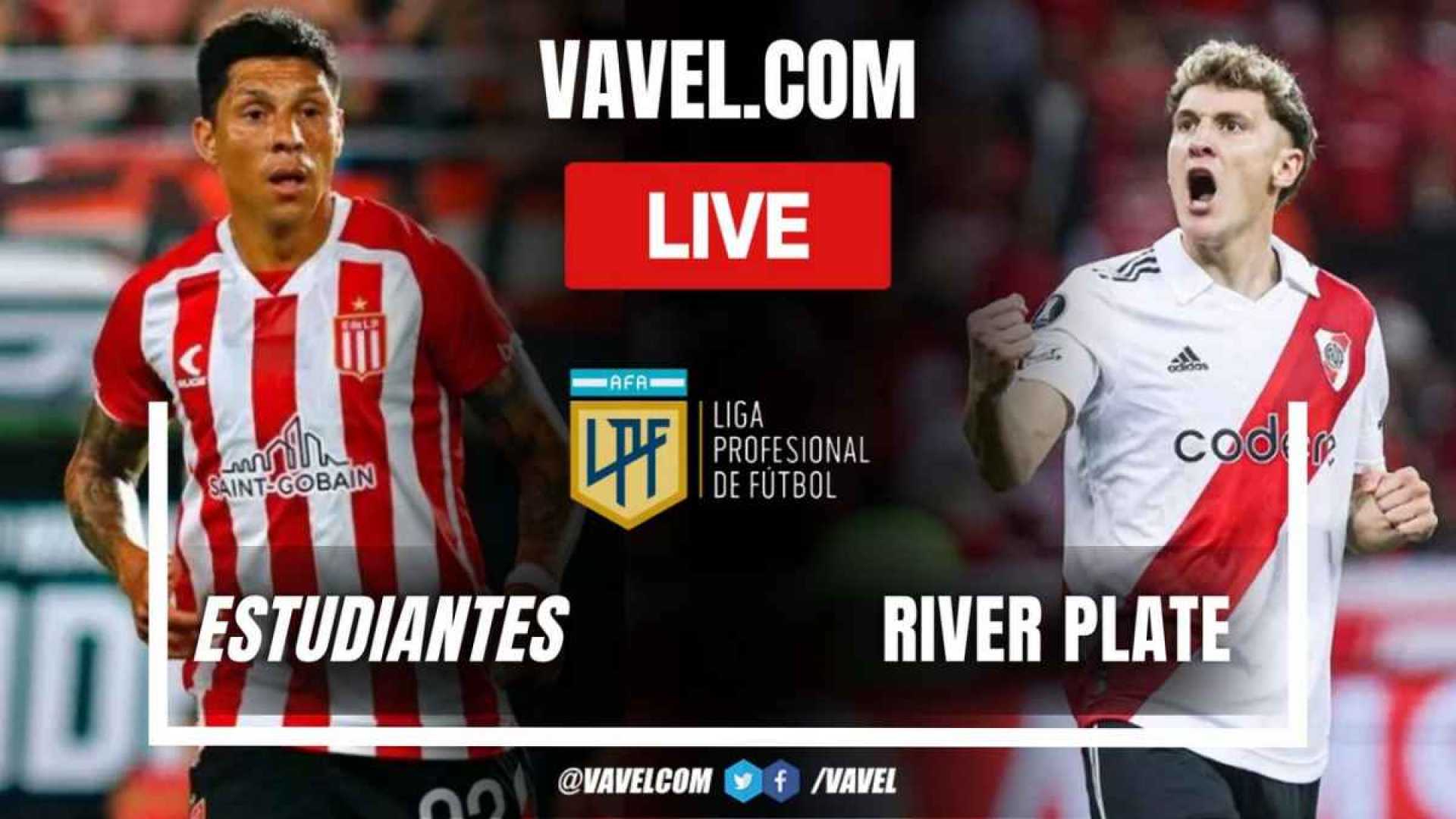 River Plate Vs Estudiantes De La Plata Soccer Match