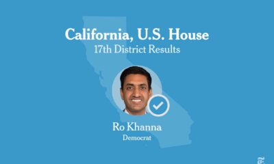 Ro Khanna California 17th Congressional District Election