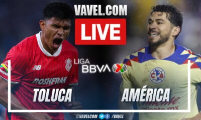 Rodrigo Aguirre Scoring Header Goal For Club América Against Toluca