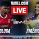 Rodrigo Aguirre Scoring Header Goal For Club América Against Toluca