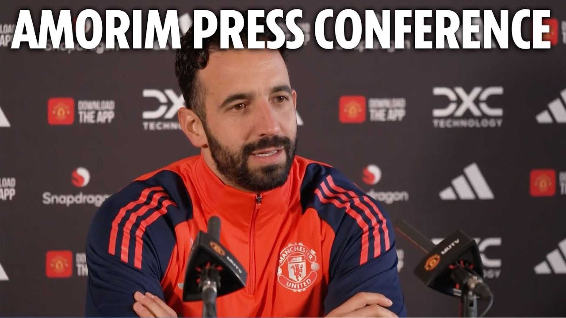 Ruben Amorim Manchester United Press Conference