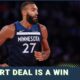 Rudy Gobert Transition Defense Timberwolves