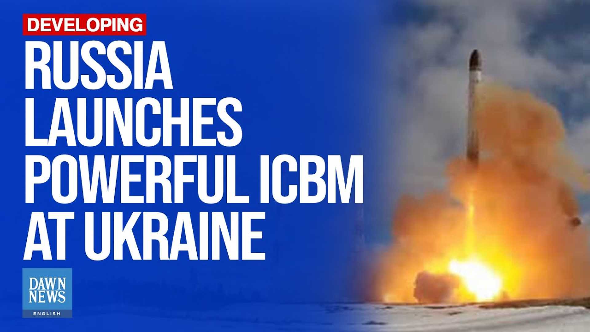 Russia Launches Icbm At Ukraine