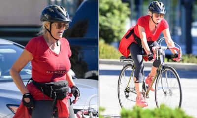 Sally Struthers Cycling In Los Angeles