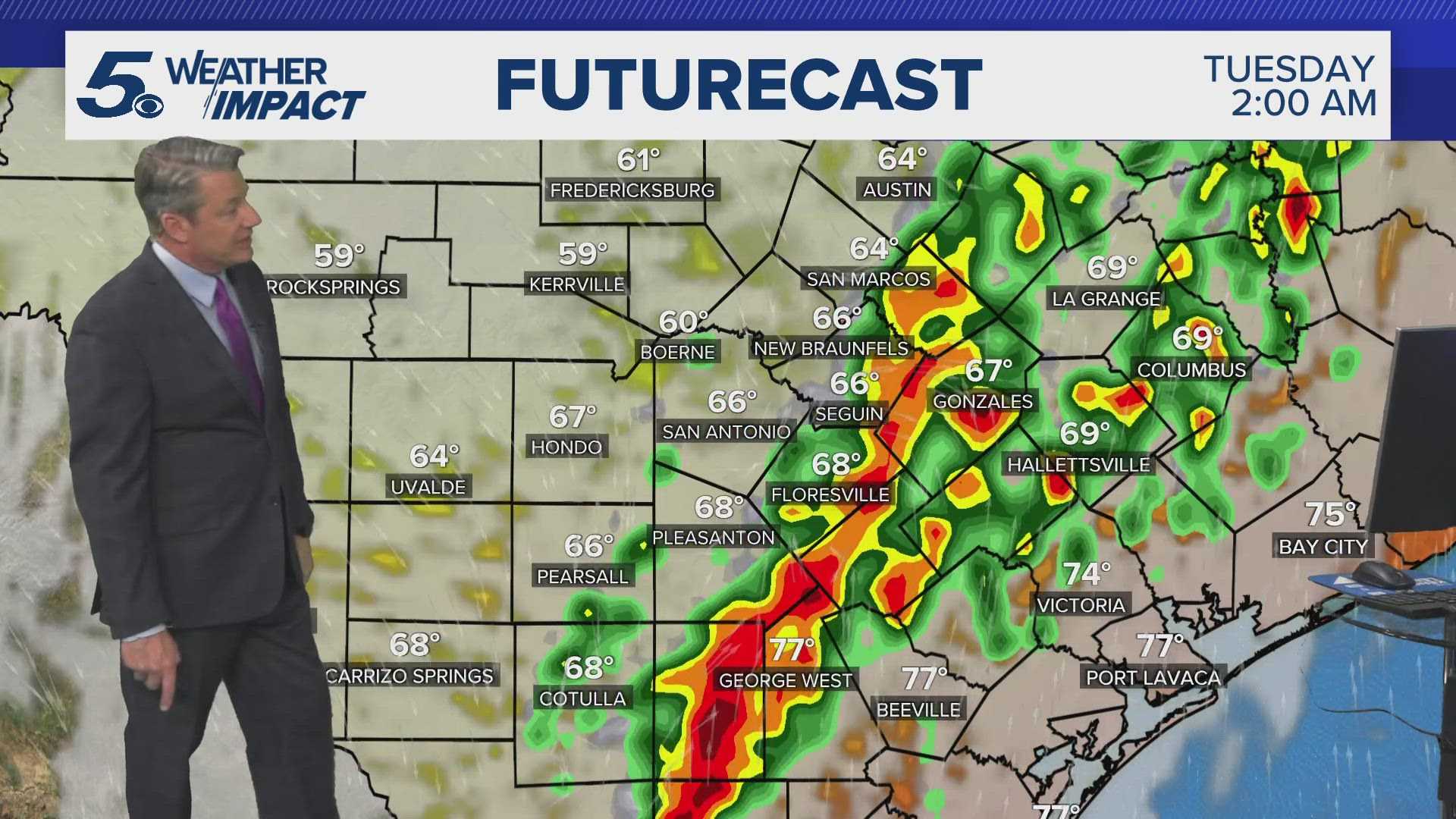 San Antonio Weather Forecast Heavy Rainfall