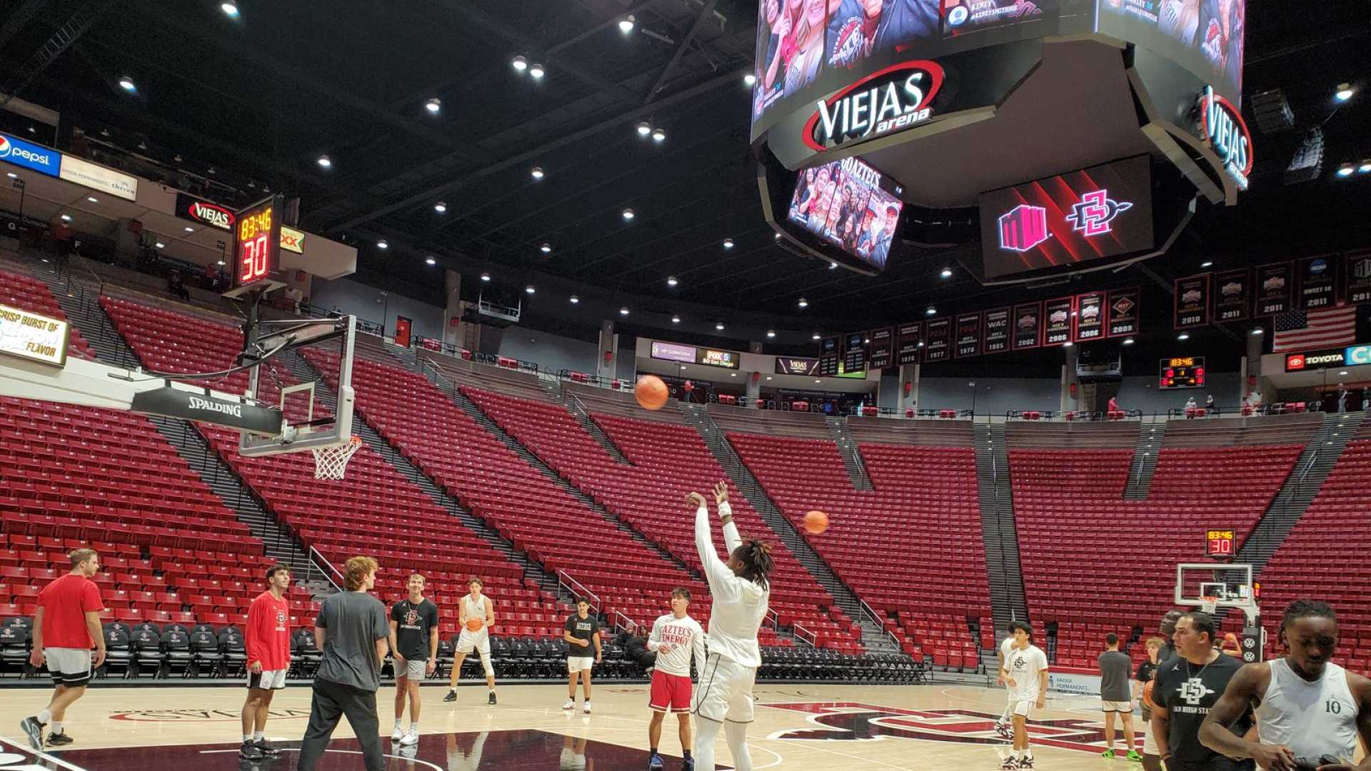 San Diego State Aztecs Vs Uc San Diego Tritons Basketball Game