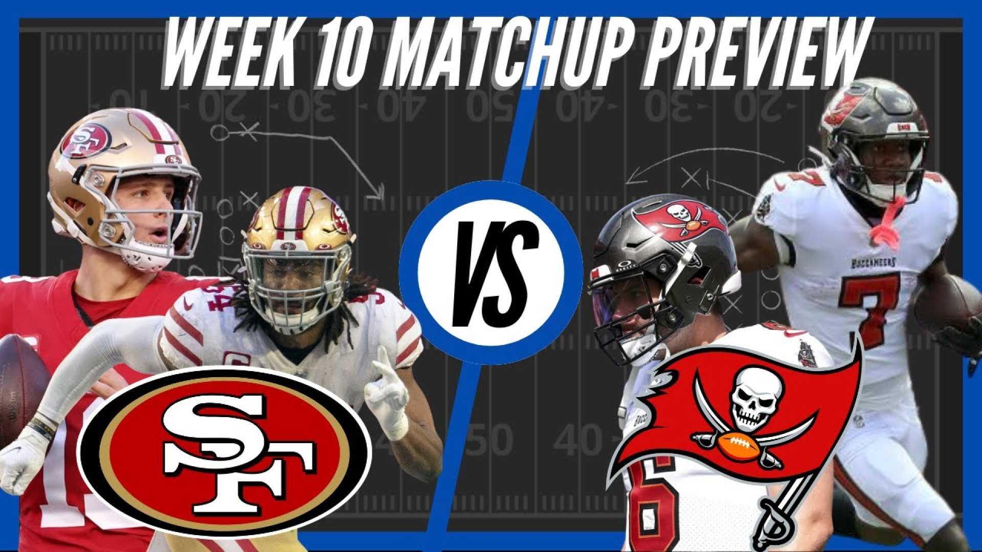 San Francisco 49ers Vs Tampa Bay Buccaneers Week 10 Game