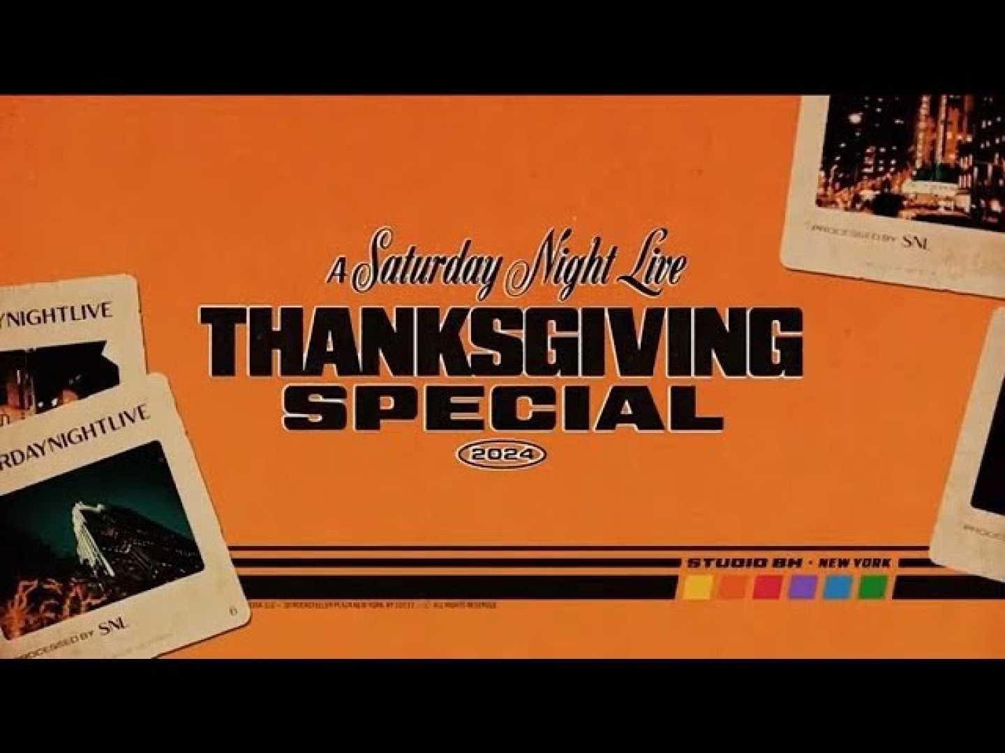 Saturday Night Live Thanksgiving Special 2024