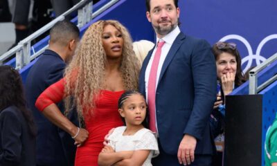 Serena Williams With Coco Gauff And Alexis Ohanian With Olympia Playing Golf