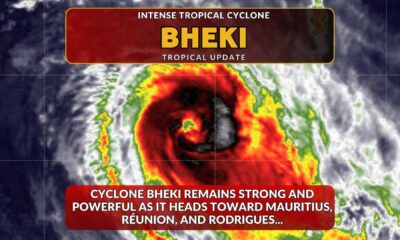 Severe Tropical Storm Bheki Indian Ocean