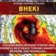 Severe Tropical Storm Bheki Indian Ocean