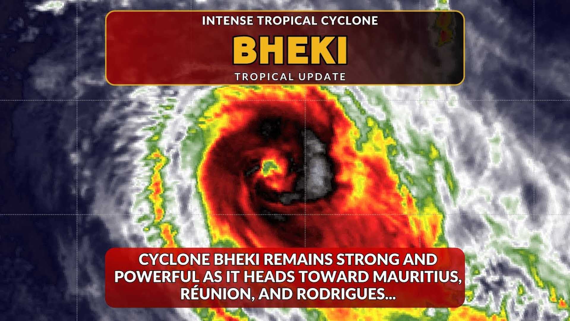 Severe Tropical Storm Bheki Indian Ocean