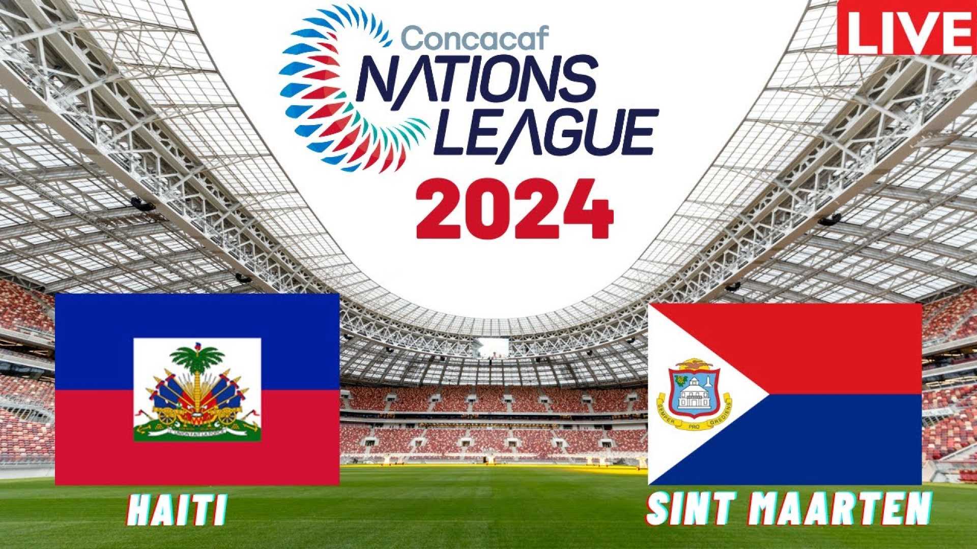 Sint Maarten Vs Haiti Football Match