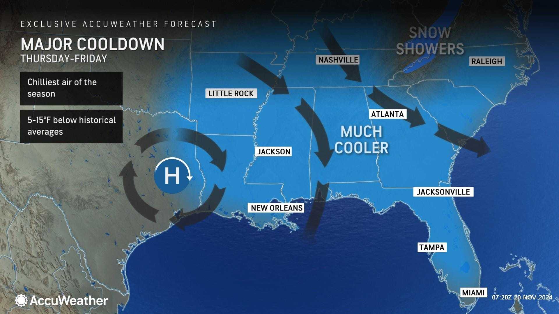 South Florida Weather Forecast Cold Front November 2024