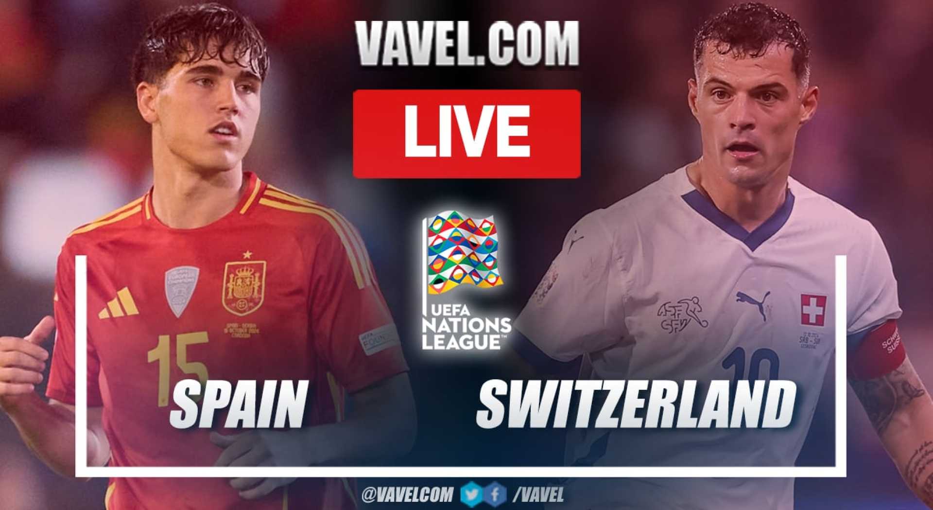 Spain Vs Switzerland Uefa Nations League Match