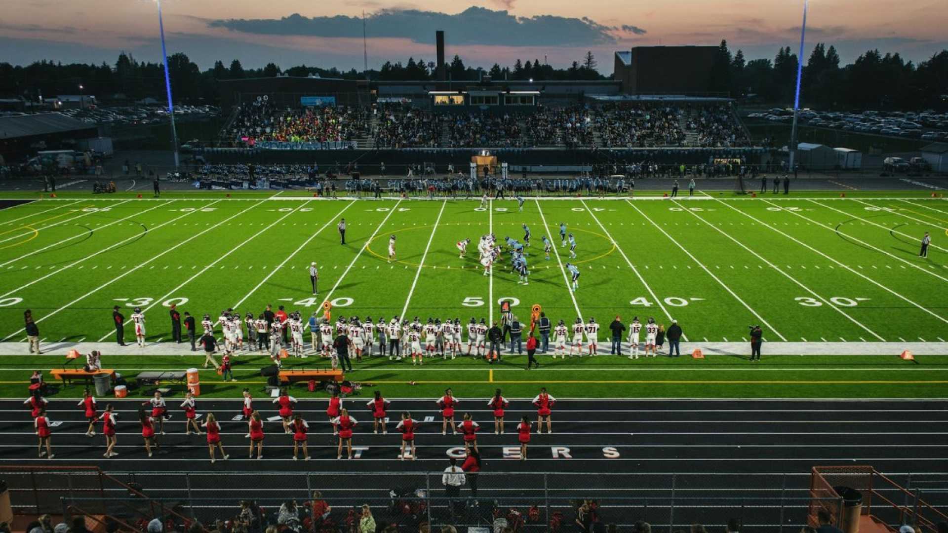 Spanish Fork Dons Vs Crimson Cliffs Mustangs Football Game