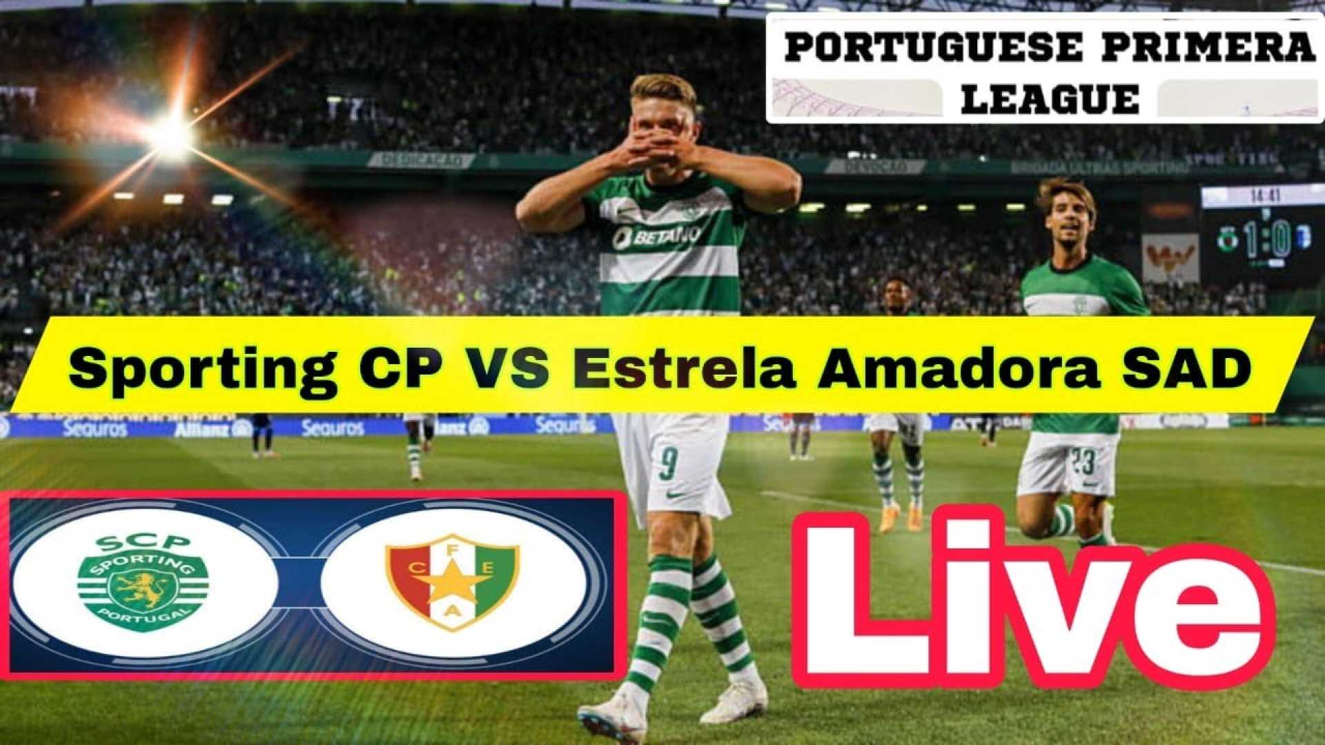 Sporting Cp Vs Estrela Amadora Soccer Match