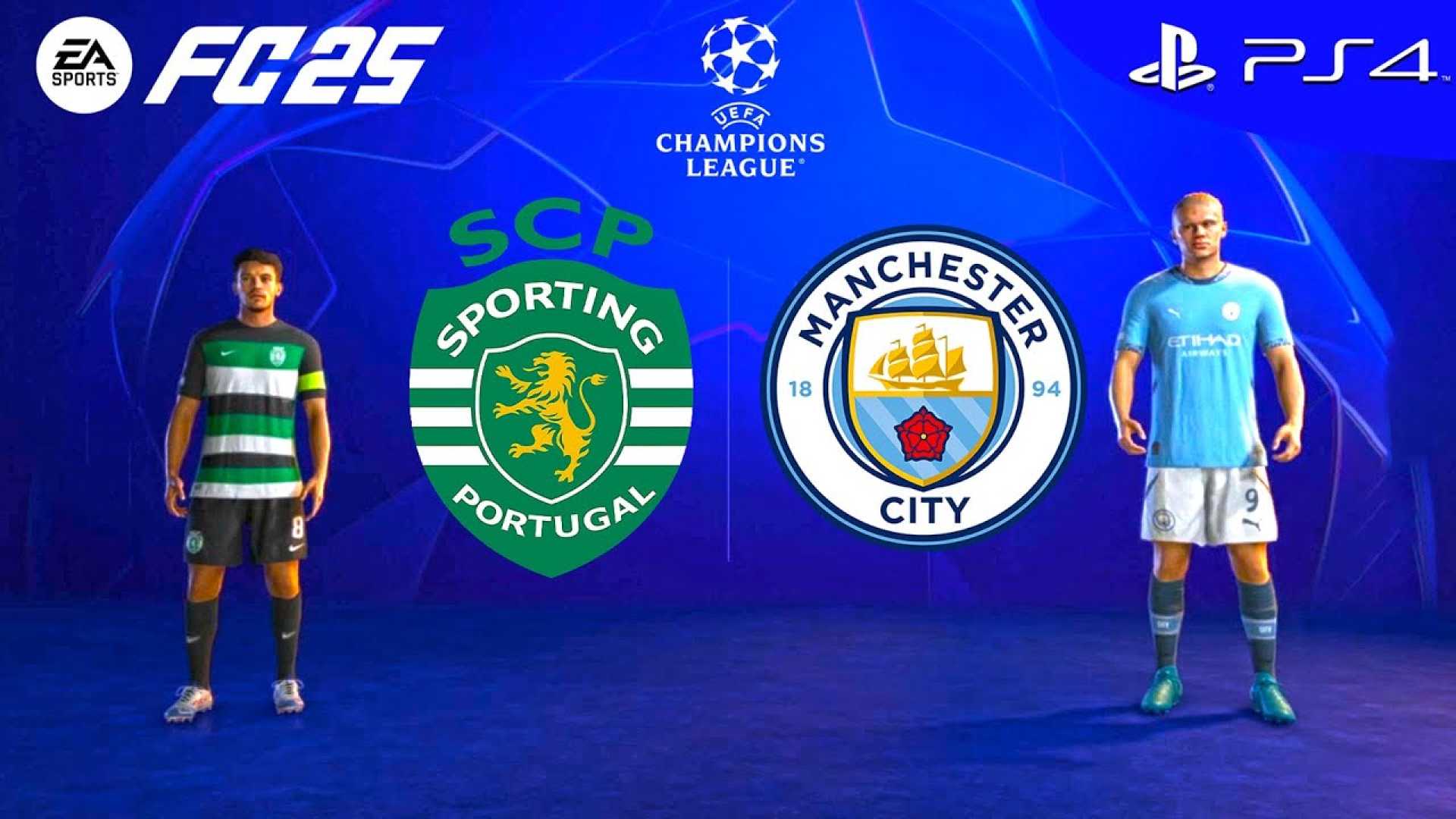 Sporting Lisbon Vs Manchester City Uefa Champions League