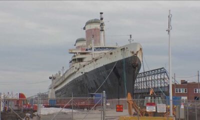 Ss United States Leaving Philadelphia