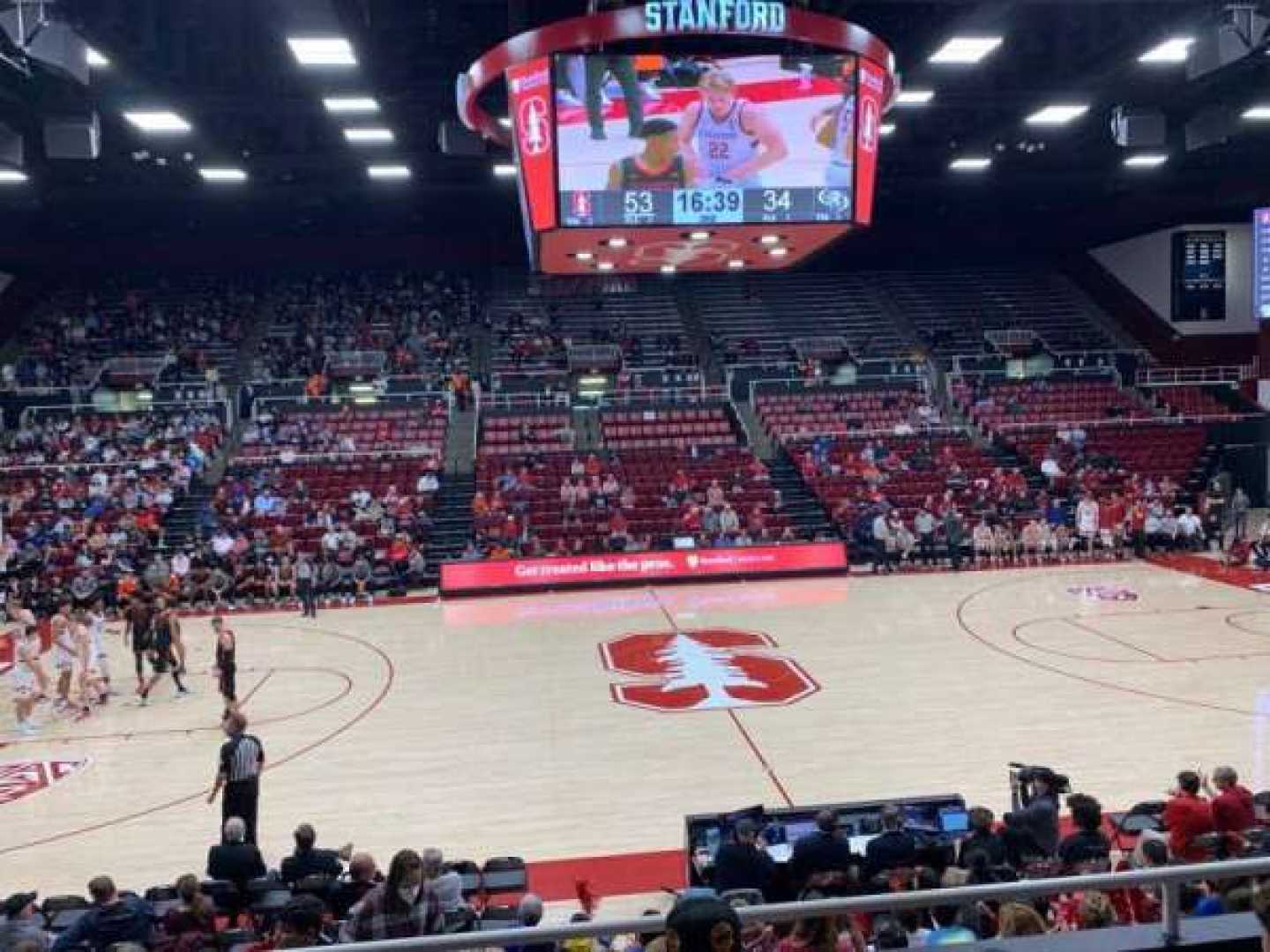 Stanford Vs Denver Basketball Game Maples Pavilion