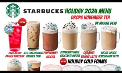 Starbucks 2024 Holiday Menu Drinks And Treats