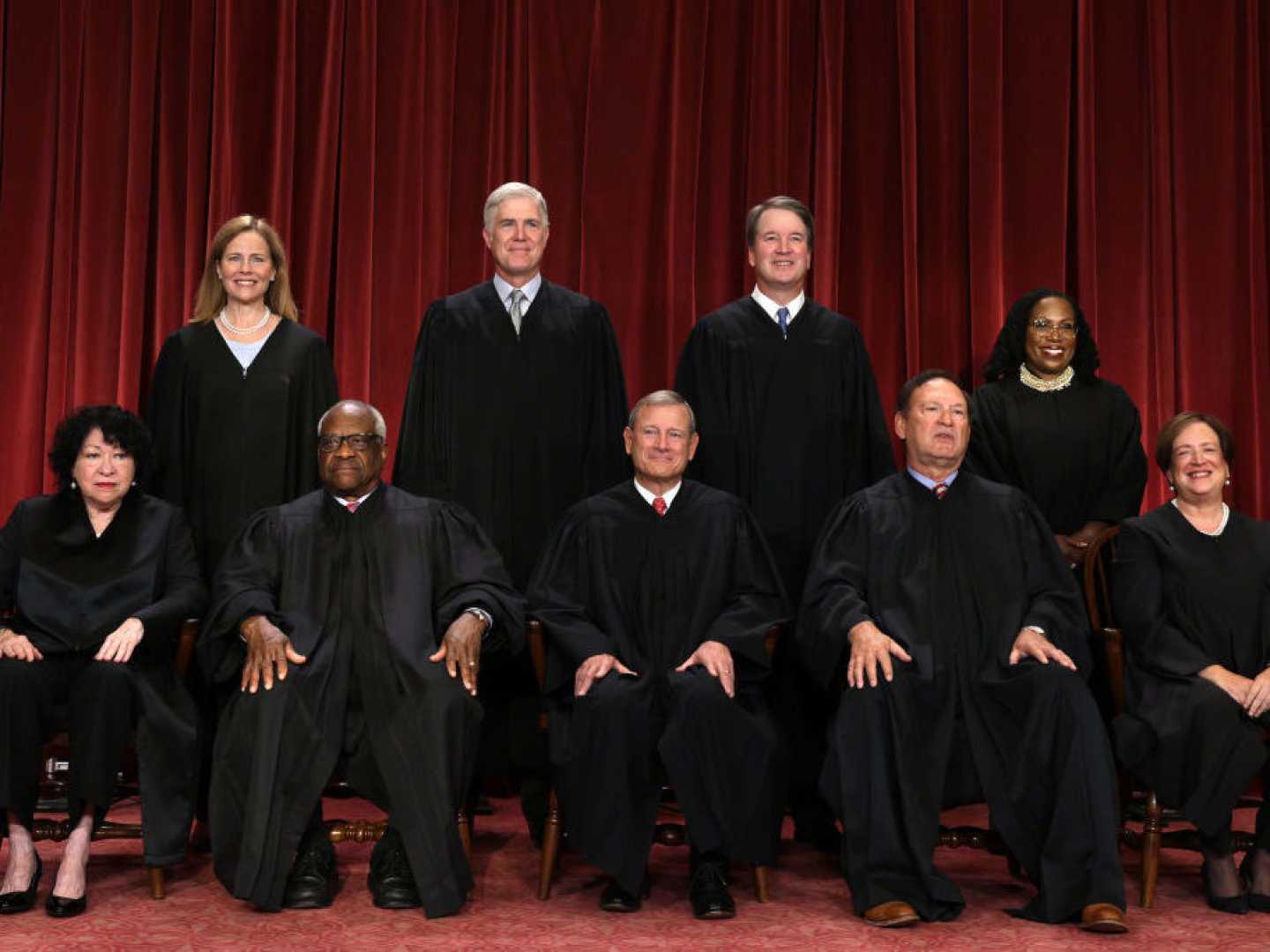 Supreme Court Justices Hearing Cases