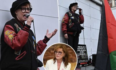 Susan Sarandon Pro Palestinian Rally